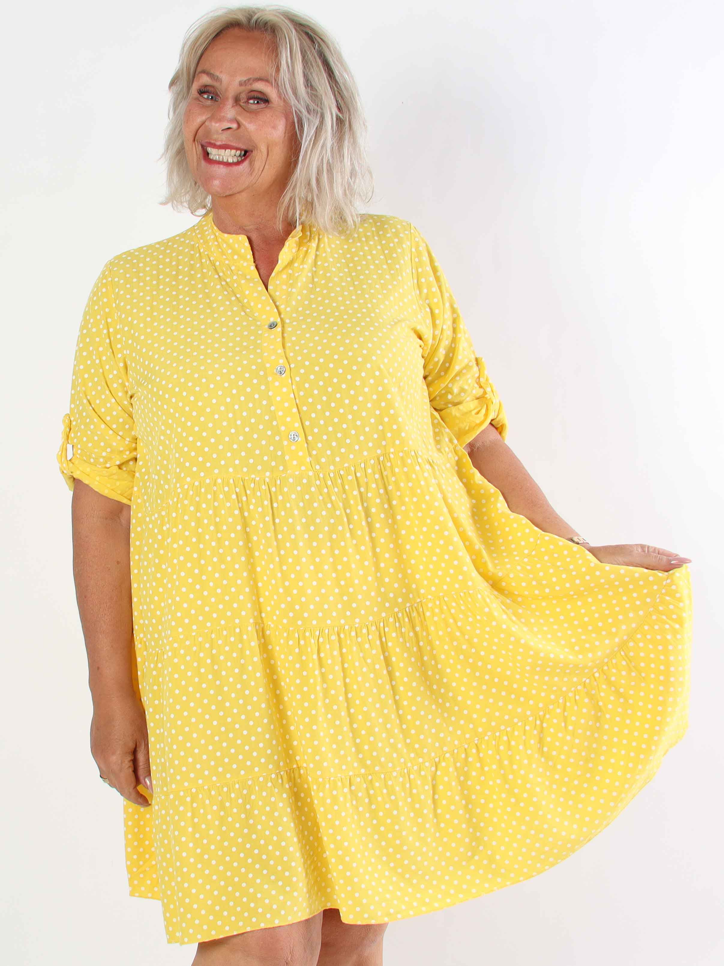 Dotti Short - Kort kjole med lag på lag look i viskose